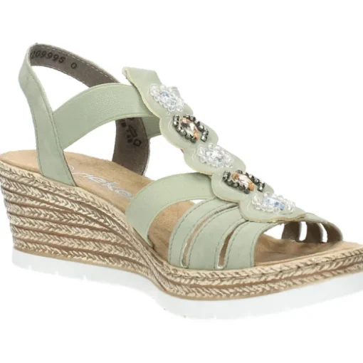 Groene sandalen