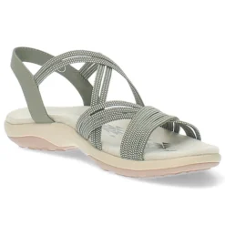 Groene sandalen