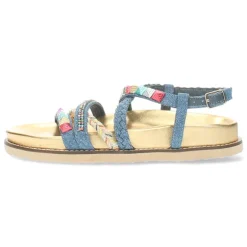 Jeansblauwe sandalen