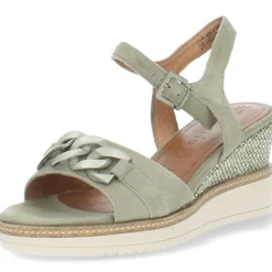 Khaki sandalen