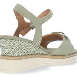 Khaki sandalen