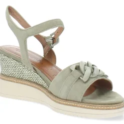 Khaki sandalen