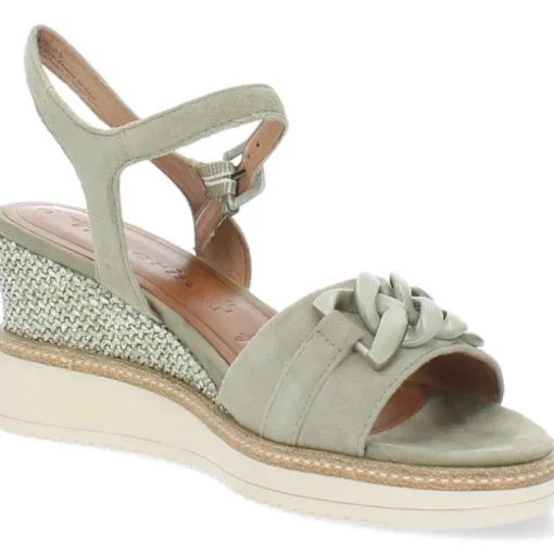 Khaki sandalen