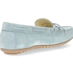 Lichtblauwe mocassins