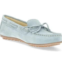 Lichtblauwe mocassins