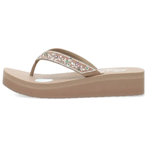 Lichtbruine slippers