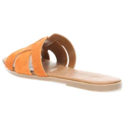 Lichtoranje slippers