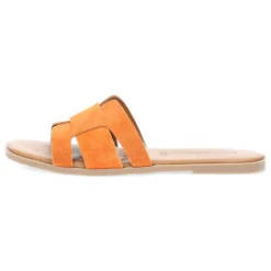 Lichtoranje slippers