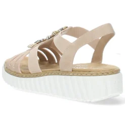 Lichtroze sandalen