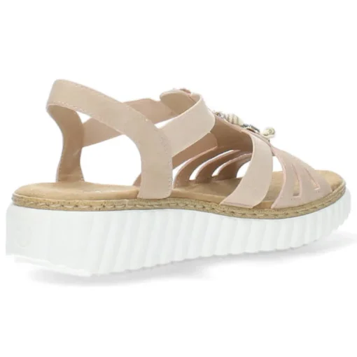 Lichtroze sandalen