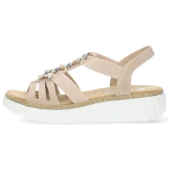 Lichtroze sandalen