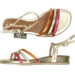 Metallic gouden sandalen