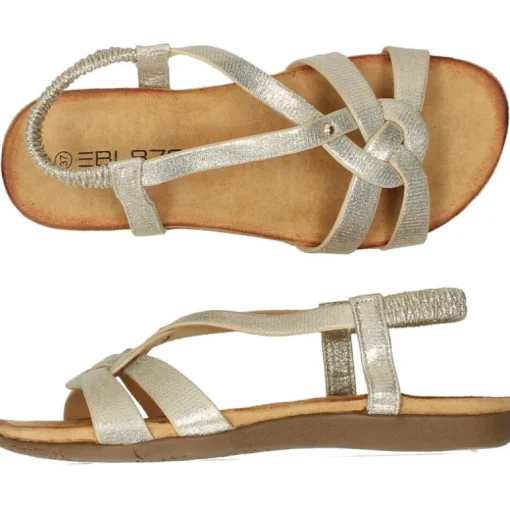 Metallic gouden sandalen