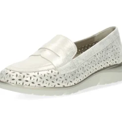 Metallic loafers