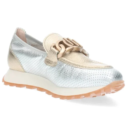Metallic loafers