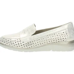 Metallic loafers