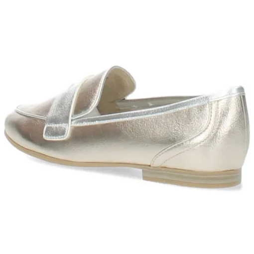 Metallic Mocassins