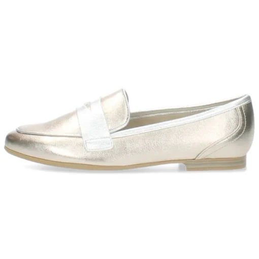 Metallic Mocassins