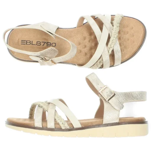 Metallic sandalen