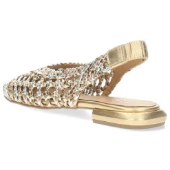 Metallic slingbacks