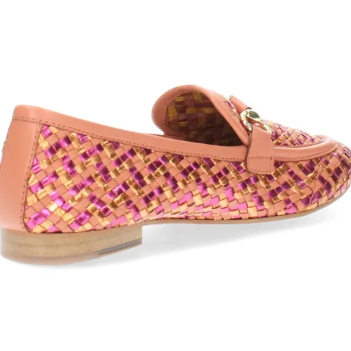 Oranje mocassins
