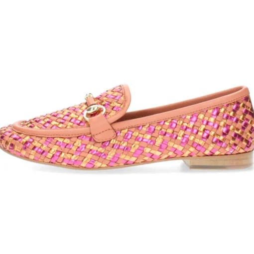 Oranje mocassins