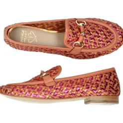 Oranje mocassins