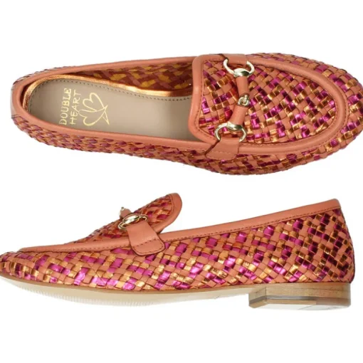 Oranje mocassins