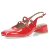 Rode slingbacks