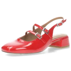 Rode slingbacks