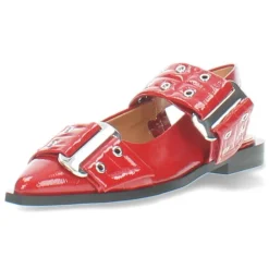 Rode slingbacks