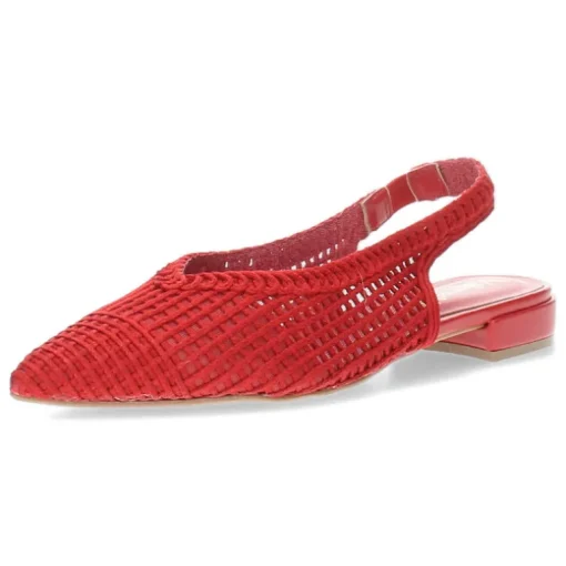 Rode slingbacks