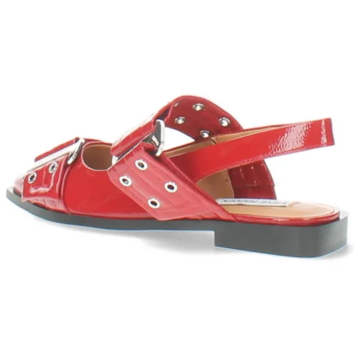 Rode slingbacks