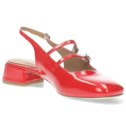 Rode slingbacks