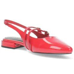 Rode slingbacks