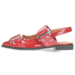 Rode slingbacks