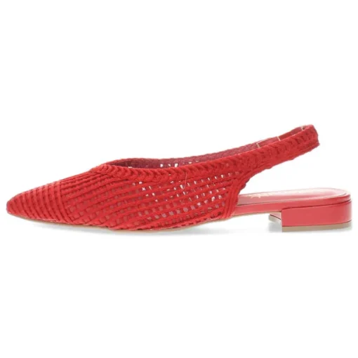 Rode slingbacks