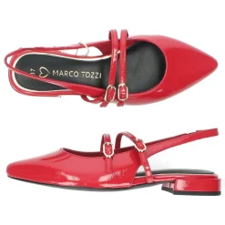 Rode slingbacks