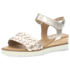 Rosé gouden sandalen