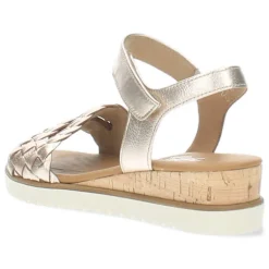 Rosé gouden sandalen