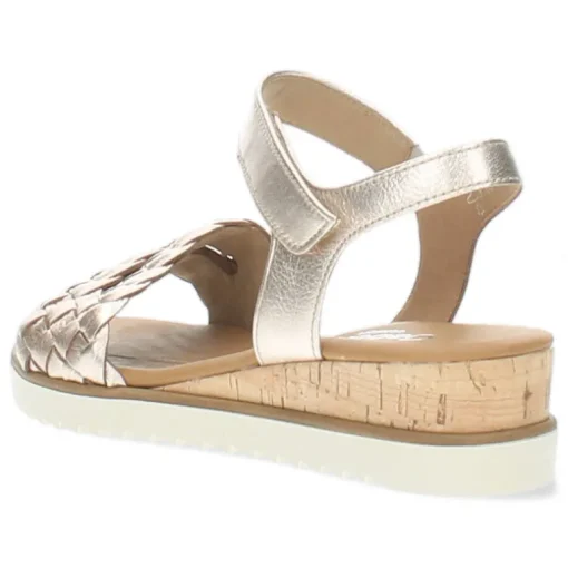 Rosé gouden sandalen