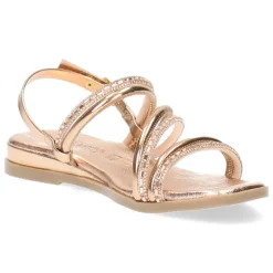 Rosé gouden sandalen
