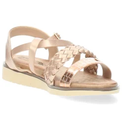 Rosé gouden sandalen