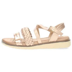 Rosé gouden sandalen