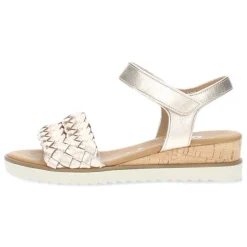 Rosé gouden sandalen