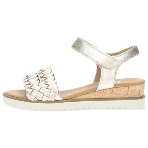 Rosé gouden sandalen
