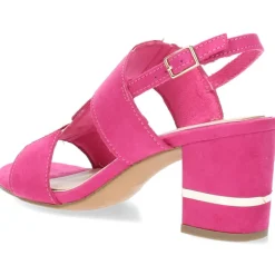 Roze sandalen