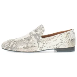 Slangenprint loafers
