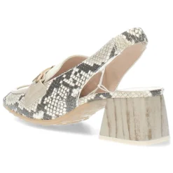 Slangenprint slingbacks