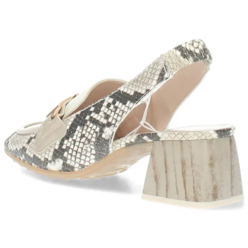 Slangenprint slingbacks